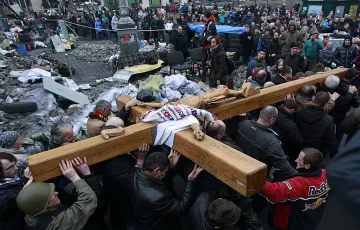 Обвиняват 50 души в убийство на протестиращи в Украйна
