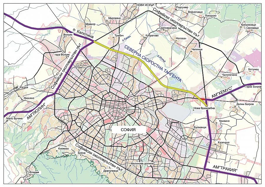 Свързват "Люлин" с "Тракия" и "Хемус"