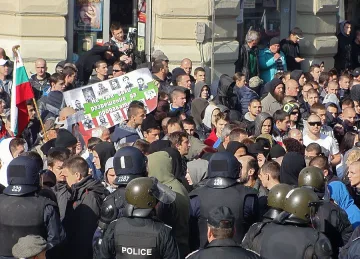 Бой между националисти и жандармерия в Пловдив