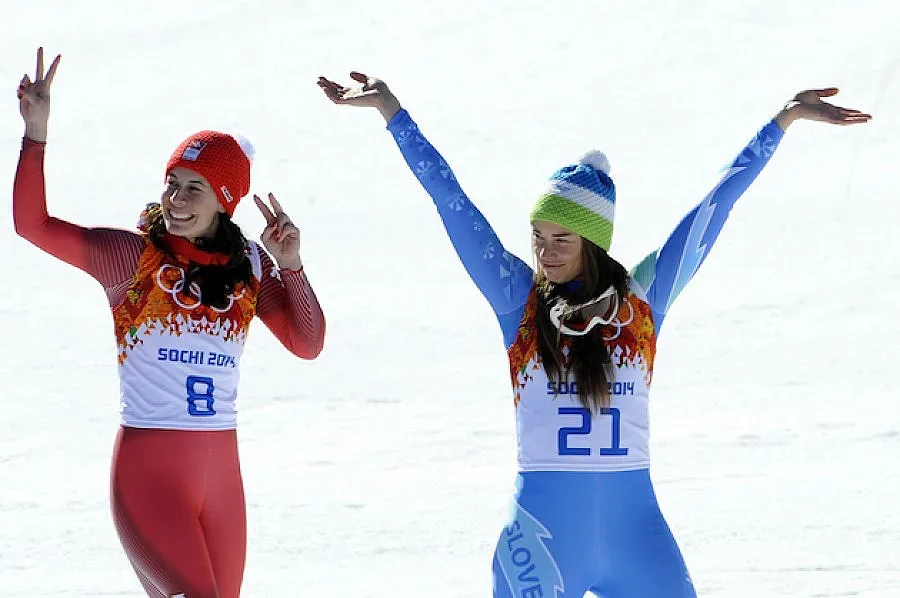 Жизен и Мазе разделиха златото в спускането