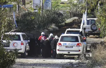 Започна хуманитарната мисия в Хомс