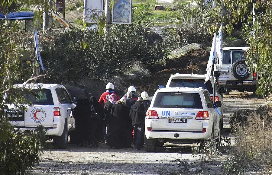 Започна хуманитарната мисия в Хомс