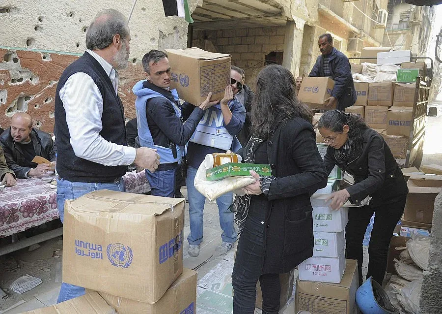 ООН с въздушна доставка на храна за Сирия