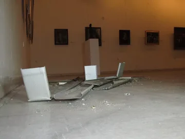 Частично се срути покривът на Русенската художествена галерия 