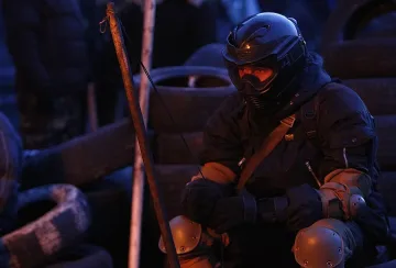 Мъж се обеси в центъра на Киев