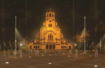 Алея на велики българи пред "Невски"
