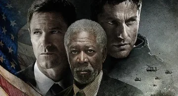 Джерард Бътлър, Салма Хайек, Аарън Екхарт на снимки у нас през 2014 г.