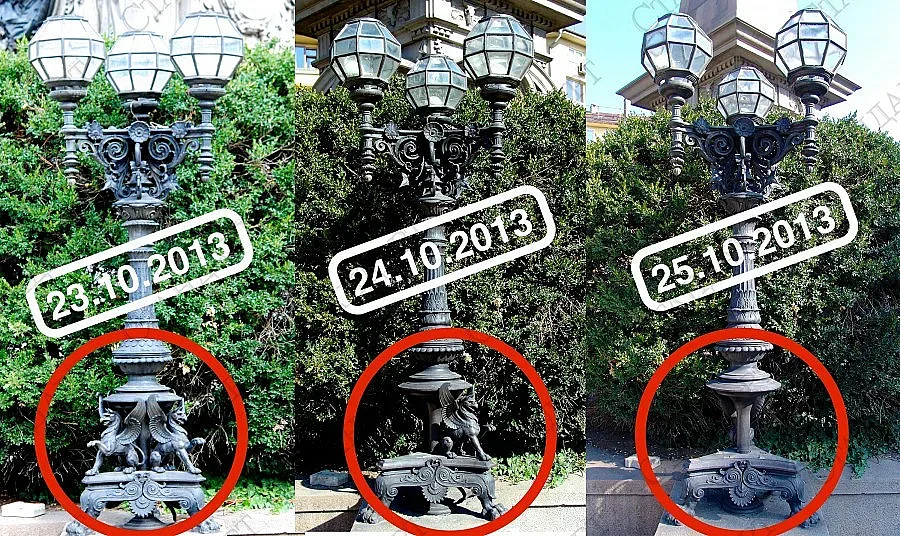 Откупиха още два грифона от паметника на Васил Левски