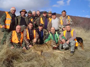 Авджии отстреляха 58-килограмов вълк