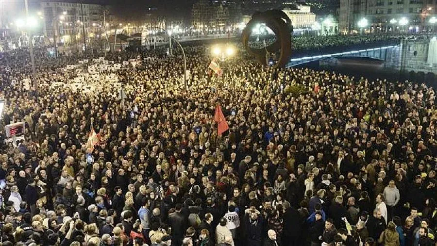 Десетки хиляди протестираха в подкрепа на ЕТА