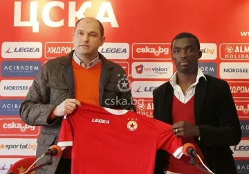 ЦСКА представи новото си попълнение Стивън Сънди