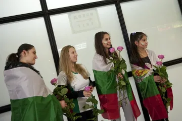 Топло посрещане на волейболните национали