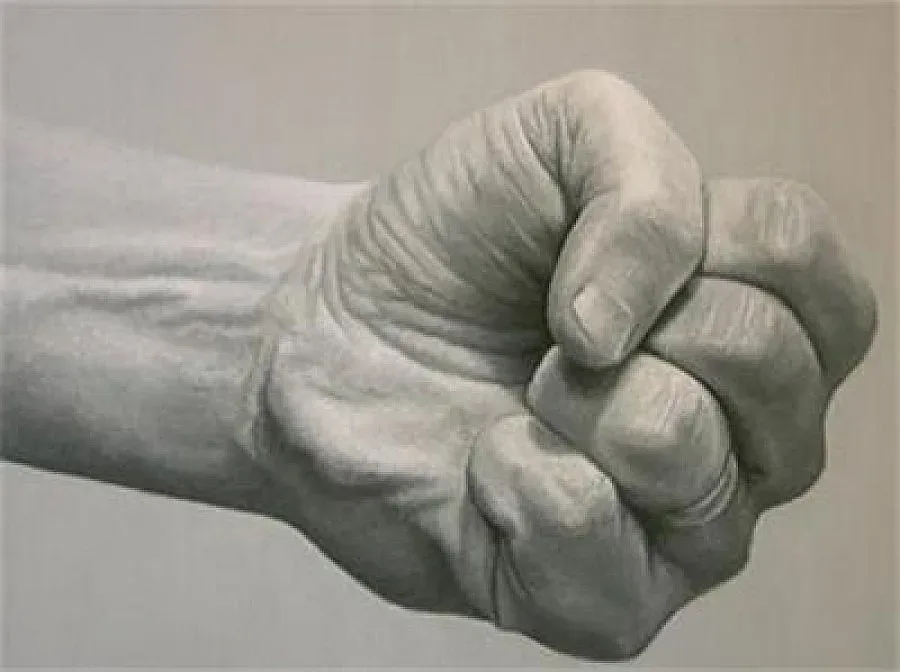 Нашенец учи внук на шейх на бойна техника