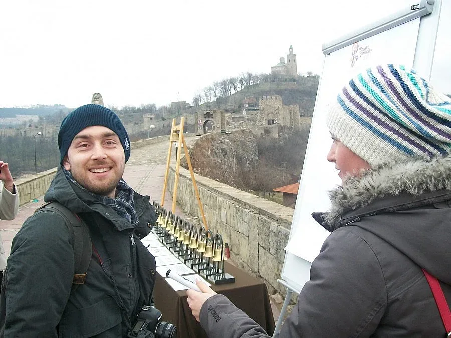 Иван е първият турист на Царевец за 2014 г.