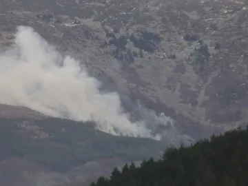 Пожар горя на Витоша