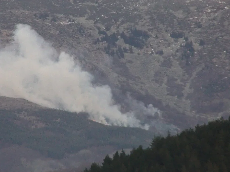 Пожар горя на Витоша