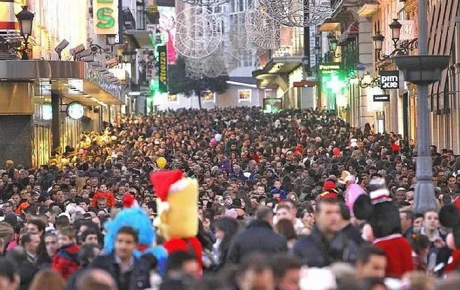 Предпразнична шопинг истерия в Мадрид