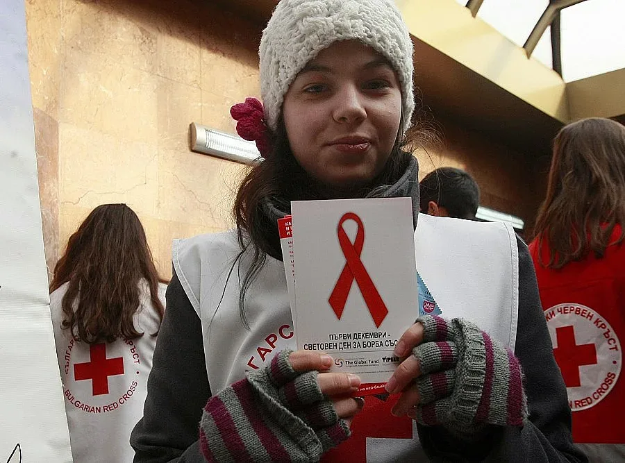 150-метрова панделка в Благоевград за борбата със СПИН