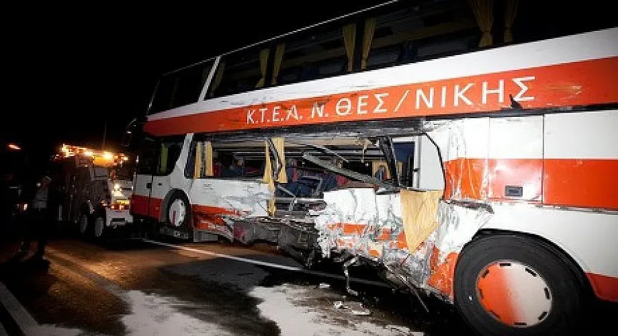 Български тираджия пострада при катастрофа в Гърция