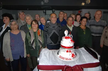 54 чаши в наздравица за 27 Златни сватби в Харманли