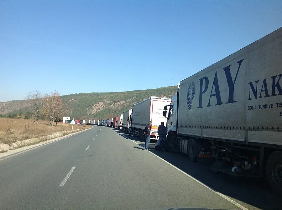 Отново километрична опашка на турската граница
