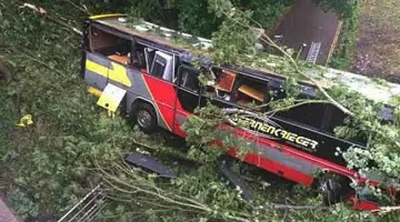 40 ранени при автобусна катастрофа в Тайланд