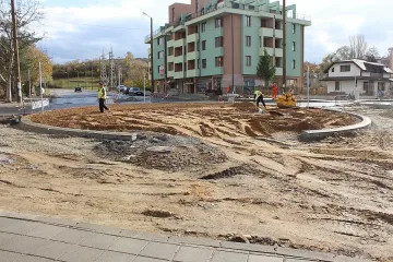 Строят ново кръстовище в Благоевград