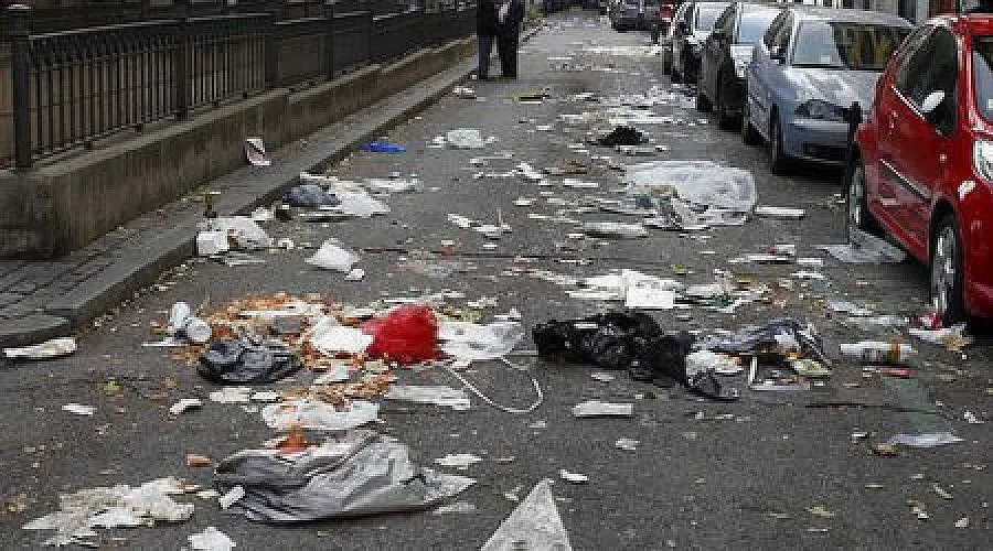 Мадрид тъне в боклук