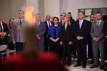 Рая Назарян в храма на независимостта. Посланията на политиците
