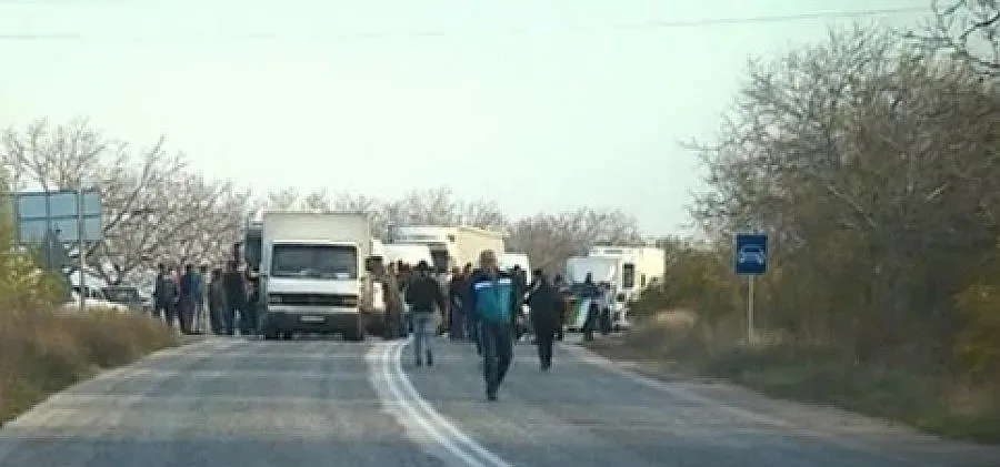 Блокада на пътя София- Плевен- Русе