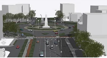 Ремонтират кръговото на Руски паметник в София