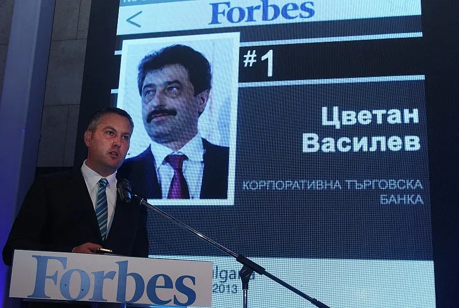 Форбс БГ: Банкерът Цветан Василев е най-влиятелната личност