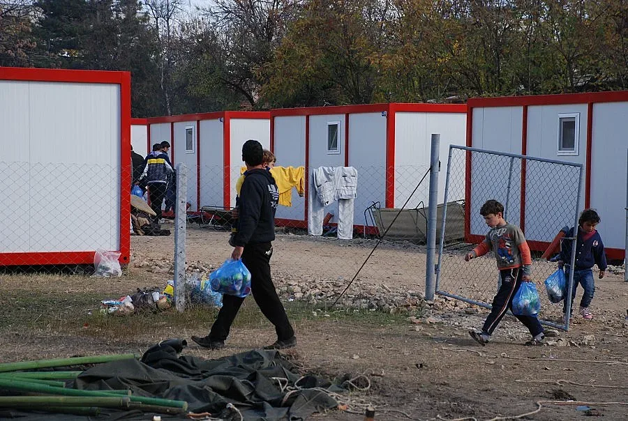 Събират палатките в лагера в Харманли