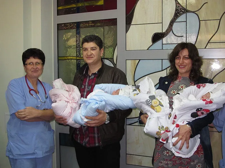 Четиризнаците бяха изписани от болницата в Русе