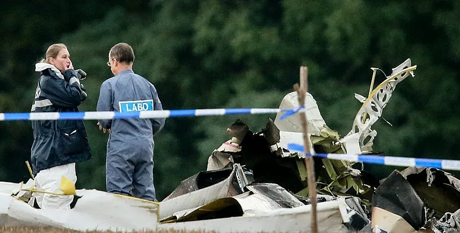 Самолет катастрофира в Белгия, има жертви