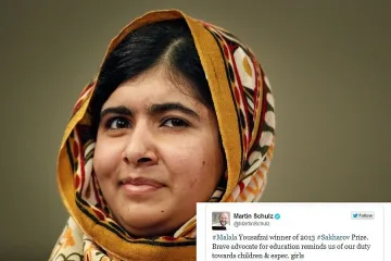 Малала Юсуфзай получи наградата "Сахаров" за 2013 г.