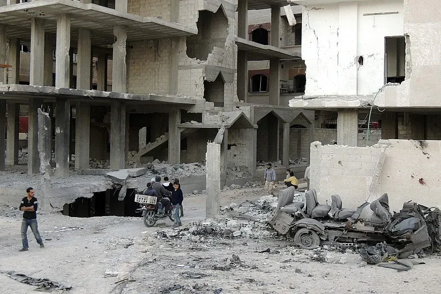 Силите на Асад напреднаха към южен Дамаск