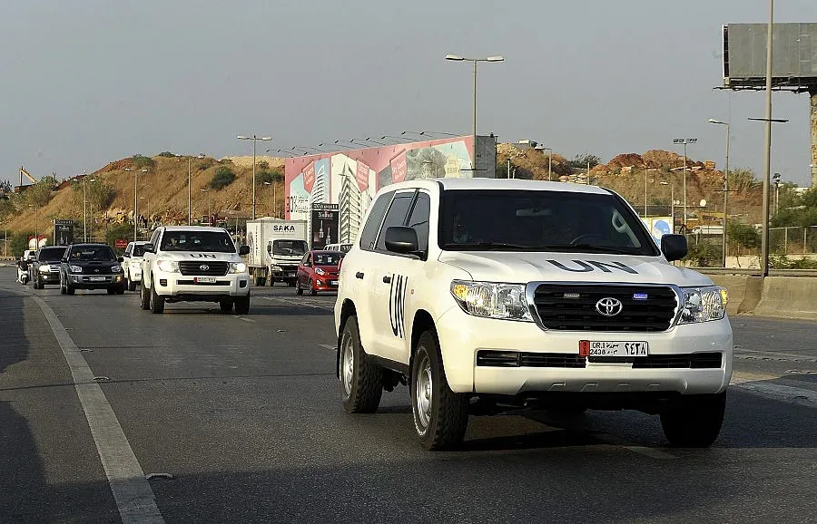 Международните инспектори пристигнаха в Дамаск