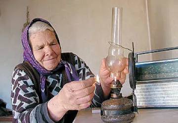 Зависимо от тока село чества на тъмно Деня на Независимостта