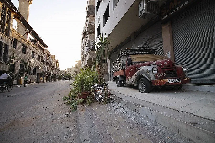 Мина падна в руското посолство в Дамаск