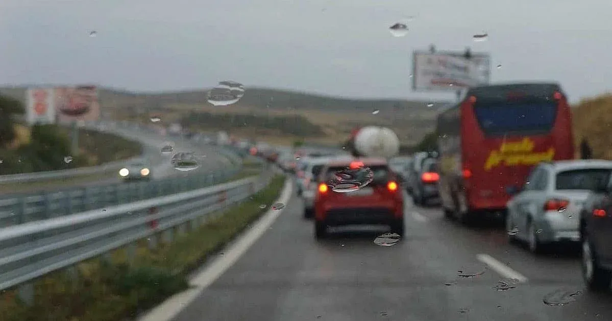 Меле на магистрала "Тракия". 11 километрова тапа