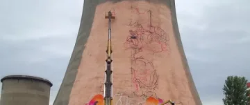 Графити майстори ще изрисуват охладителна кула на ТЕЦ София