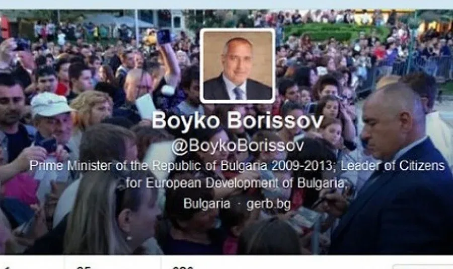 Бойко: Вече съм и в Туитър