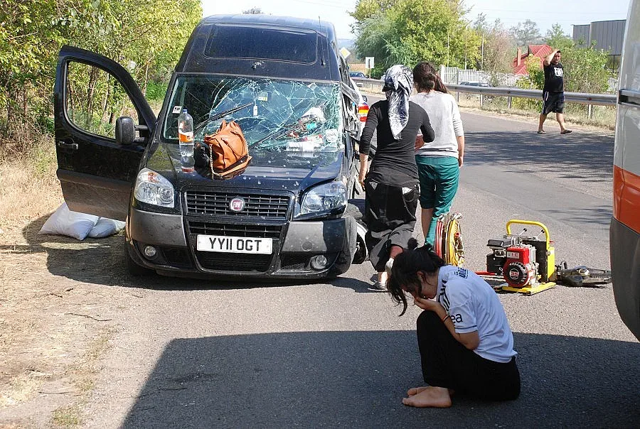 Жена загина в катастрофа на гастарбайтери и ТИР