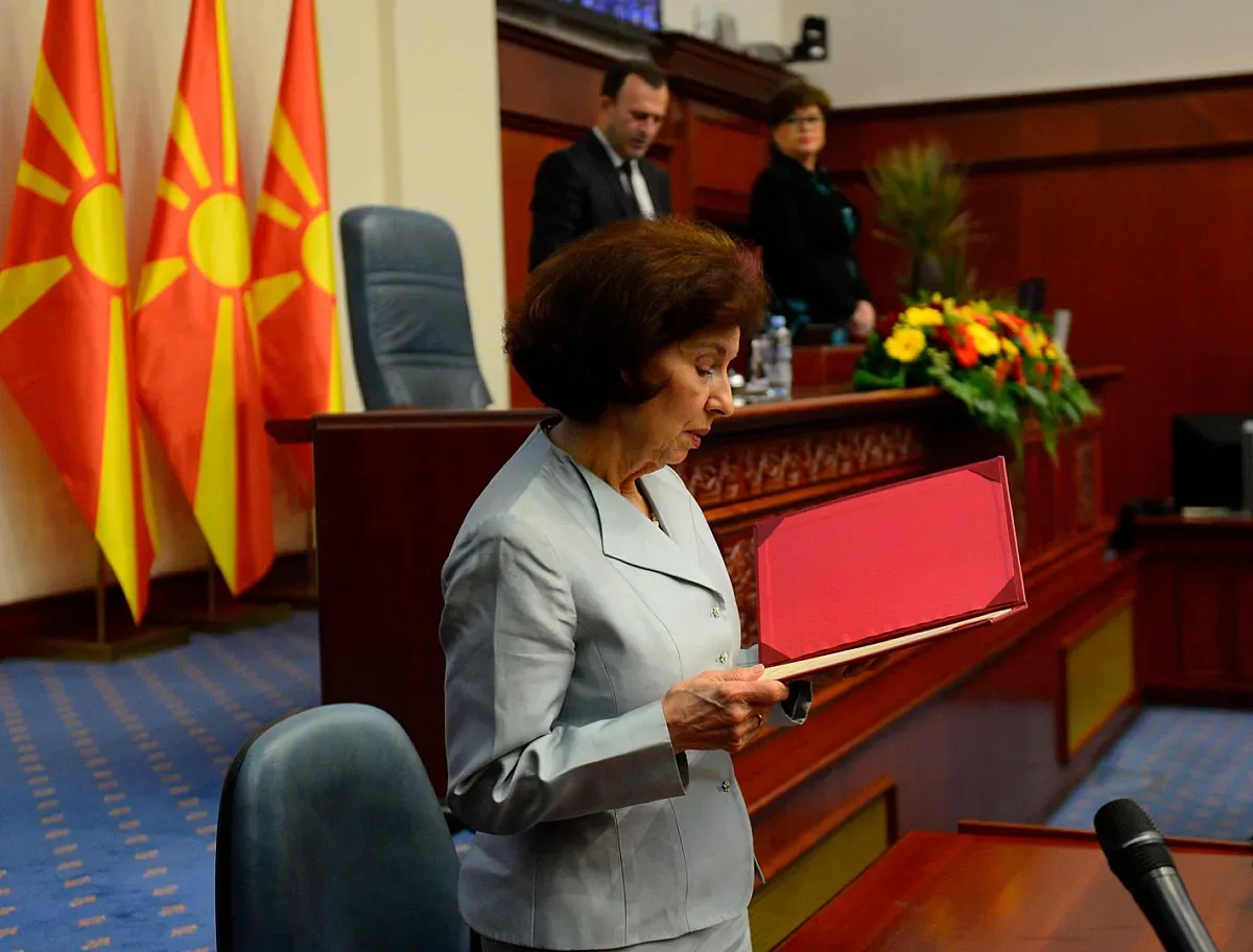 Ключова визита на македонската президентка в София