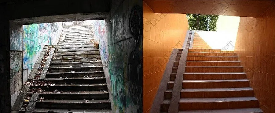 Община Благоевград ремонтира подлез край гимназия