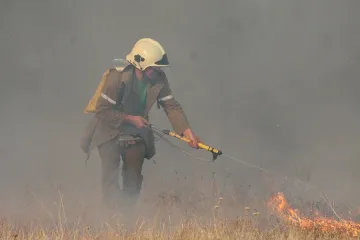 Нов пожар гори в Старозагорско