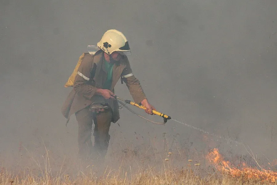 Нов пожар гори в Старозагорско