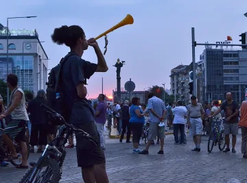 Антиправителствен протест за 66-и ден