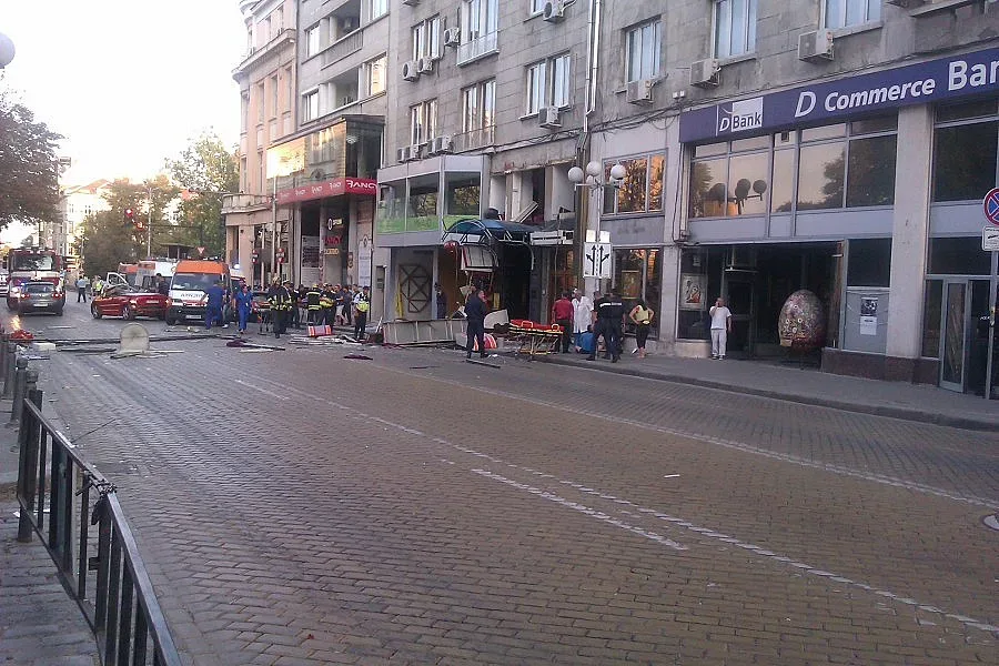 Взрив избухна в центъра на столицата
